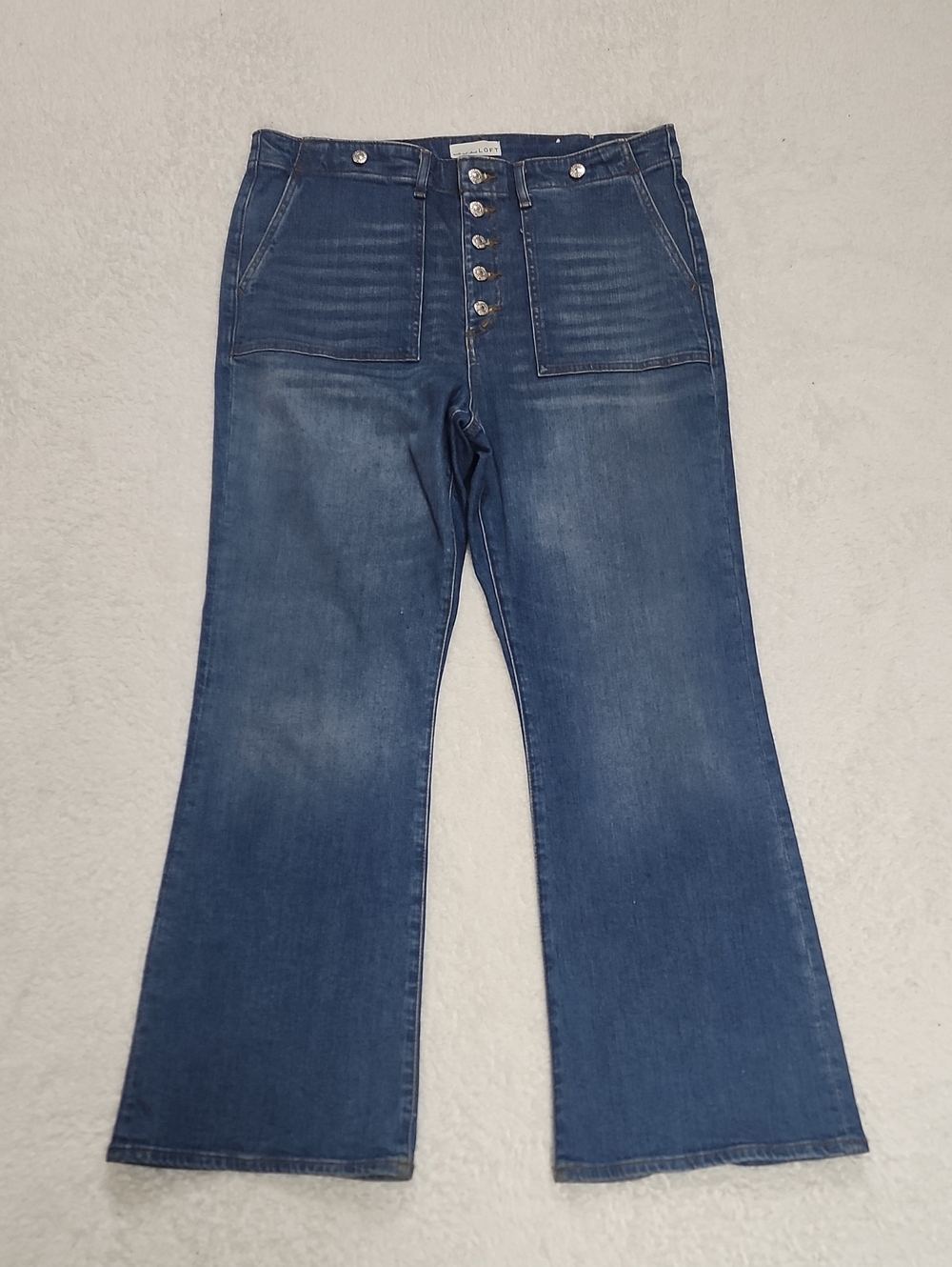 Loft High Rise Wide Leg Sailor Jeans